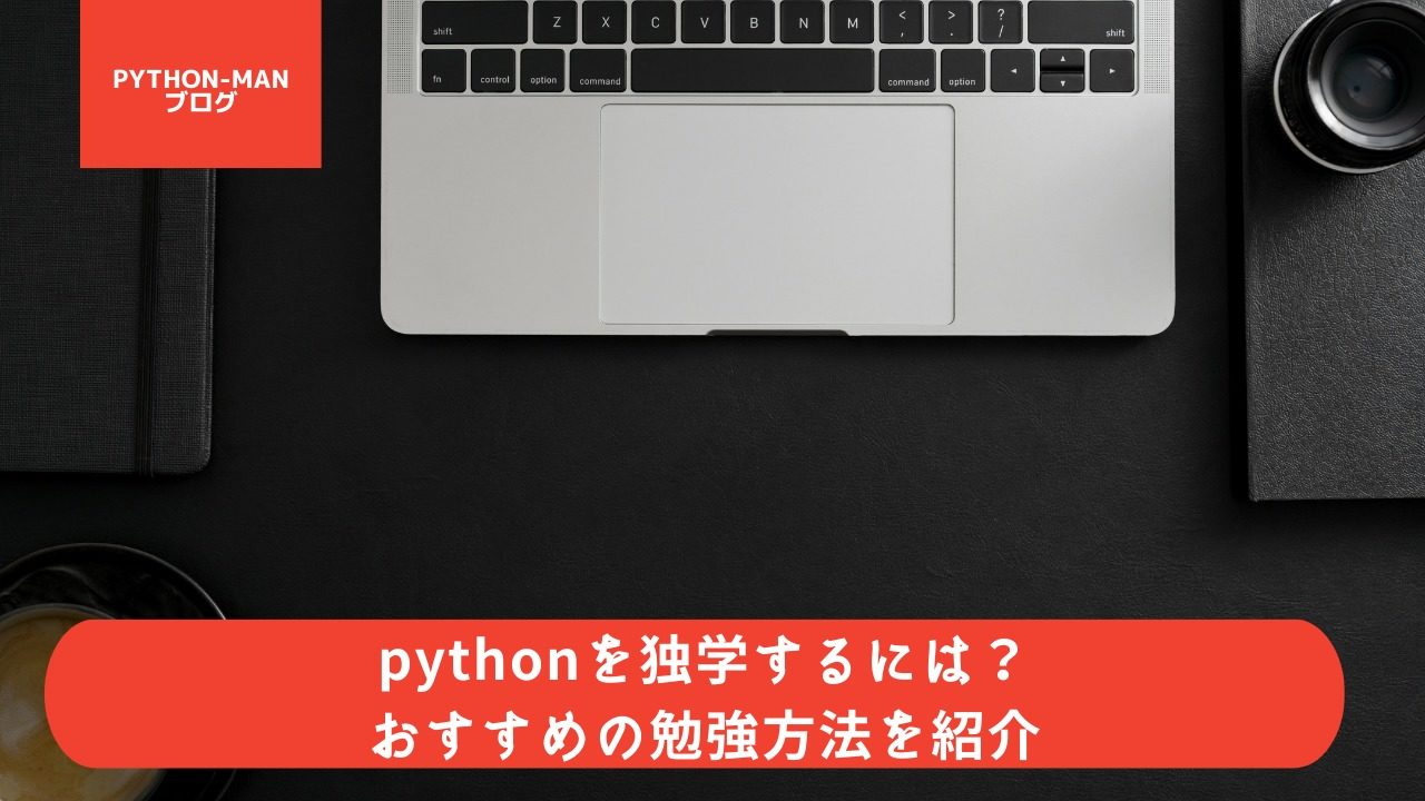 【実践済み】Pythonを独学するには？おすすめの勉強方法を紹介